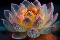 Lotusblume als Symbol für die Gebärmutter